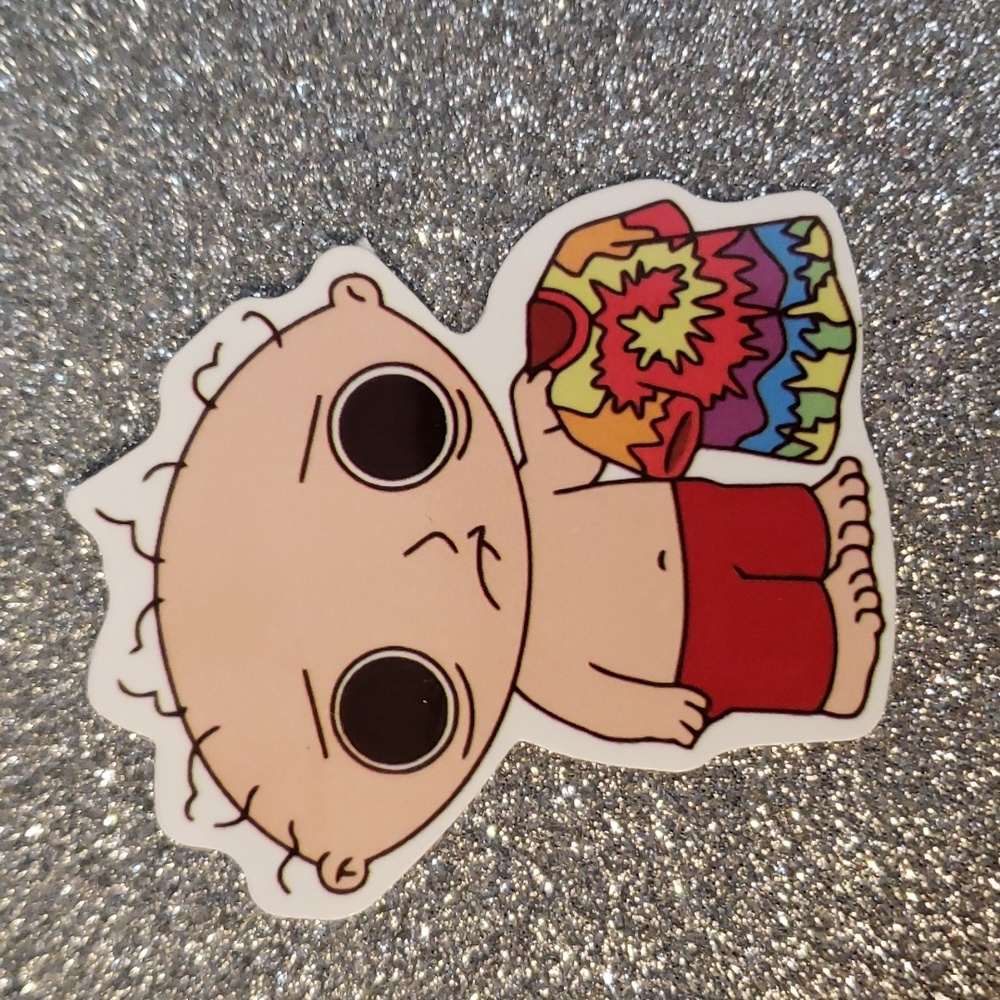 FAMILY GUY Stewie WATERPOOF Sticker